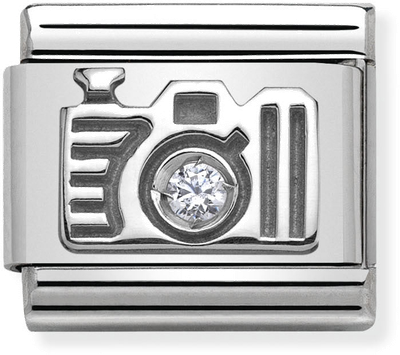 Nomination Classic Camera Sterling Silver & Steel Charm 330311/06