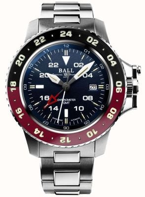 Ball Watch Company Ingenieur Kohlenwasserstoff Aerogmt II 42mm blaues Zifferblatt DG2018C-S3C-BE