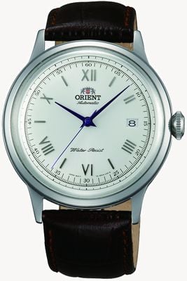 Orient Bambino Mechanical (40.5mm) White Dial / Brown Leather TAC00009W0