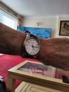 Customer picture of Tissot Mens PRS 516 | Powermatic 80 | Silver dial | Brown Leather Strap T1314301603200