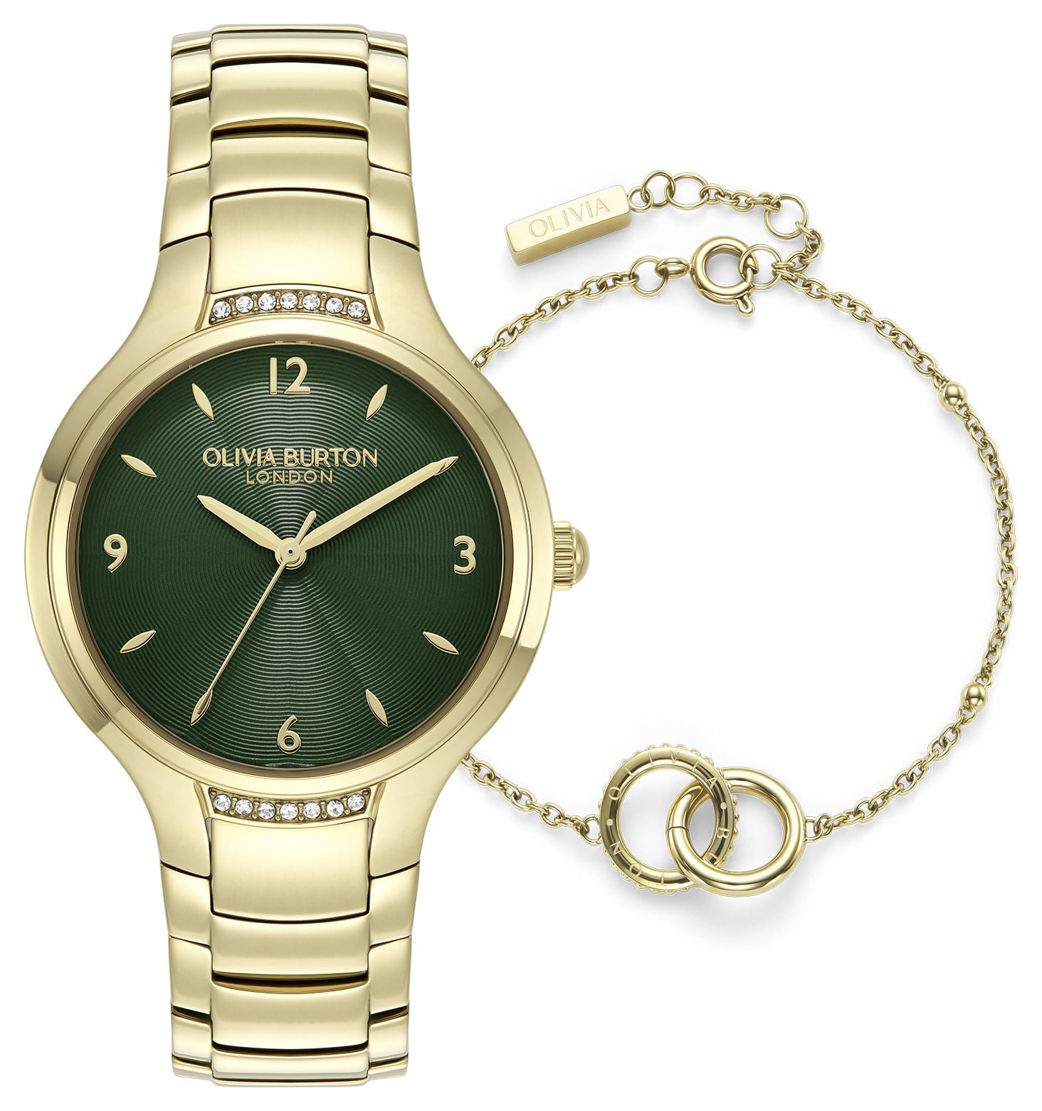 Olivia Burton Ensemble cadeau et bracelet Lea (34 mm montre