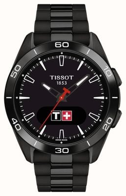 Tissot T-Touch Montre Connect Sport Solar Titanium (43,75 mm) cadran hybride noir / bracelet PVD noir T1534204405101