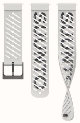 Suunto Cinturino in silicone bianco perla Athletic 5 - 22 mm (s+m) - solo cinturino SS050959000