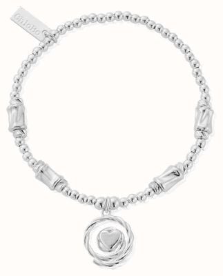 ChloBo Cute Charm Chunky Twist Spiral Of Love Bracelet SBCCCT3284