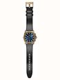 Diesel Stinger Black Leather Blue Dial Watch DZ4733 - альтернативный вид 5