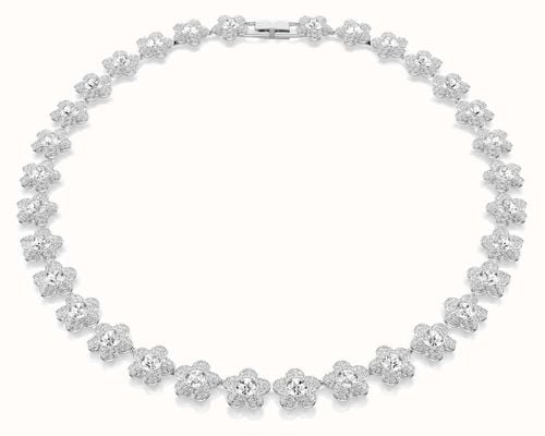 Swarovski X Ariana Grande Heart-Shaped Crystal Tennis Necklace