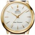 Orient Men's 36mm Automatic Dress Watch White Dial Gold-Tone Stainless Steel Case Brown Leather Strap RA-BB0101S30B - vue alternative 2