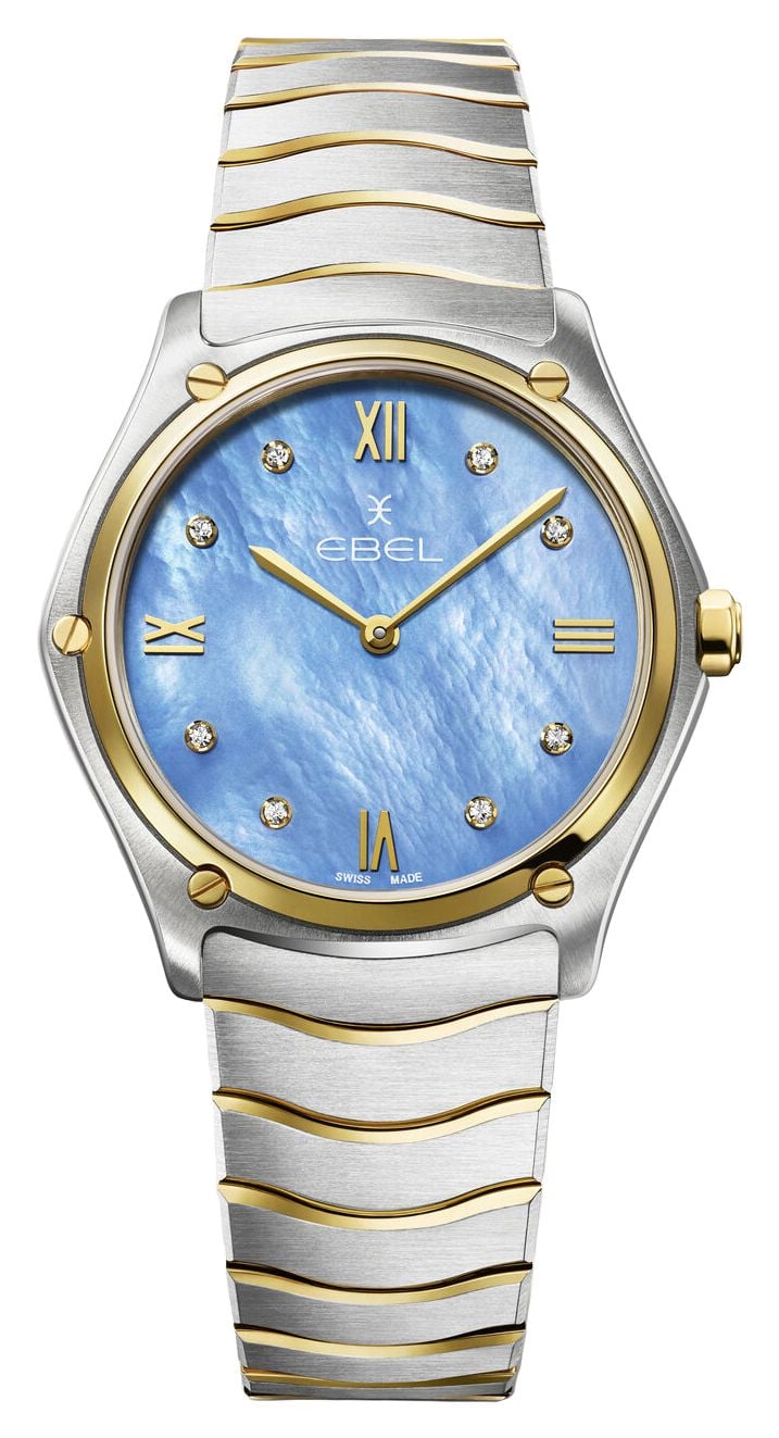 EBEL Sport classic grande lady - 8 diamants (33 mm) cadran montre