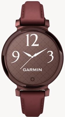 Garmin Lily 2 Classic Edition Fitness & Lifestyle Smartwatch (35.4mm) Dark Bronze with Mulberry Leather 010-02839-03