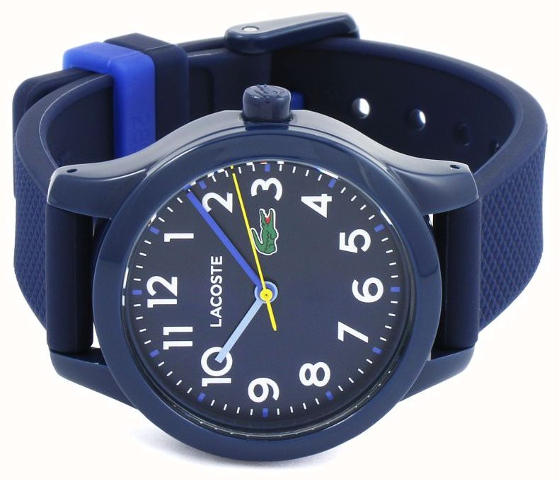 Lacoste 12.12 Kinderuhr Marineblaues Kautschukarmband 2030002 - First ...