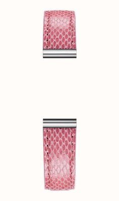 Herbelin Сменный ремешок для часов Antarès — розовая кожа с текстурой гадюки / нержавеющая сталь — только ремешок BRAC17048A114