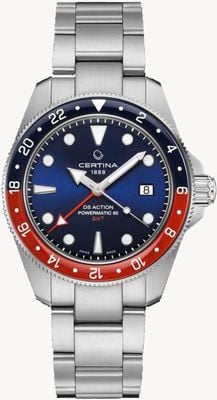 Certina DS Action GMT Powermatic 80 da uomo C0329291104100