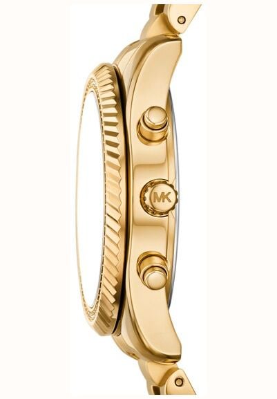 Michael Kors Michael Kors Lexington Women's Chronograph Gold Tone Dial & Gold Tone Bracelet Watch MK7672 - alternate view 3