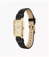 Fossil Raquel 23 mm Three-Hand Date Black Leather Fossil Watch ES5505 - vista alternativa 3