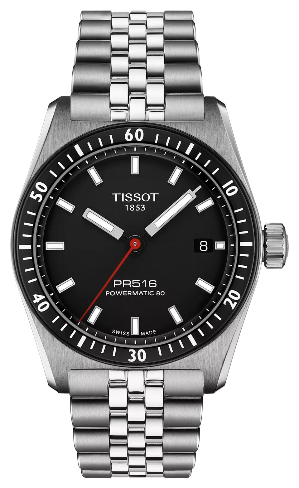 Tissot Powermatic 80 Pr516 (38 mm) avec cadran noir montre