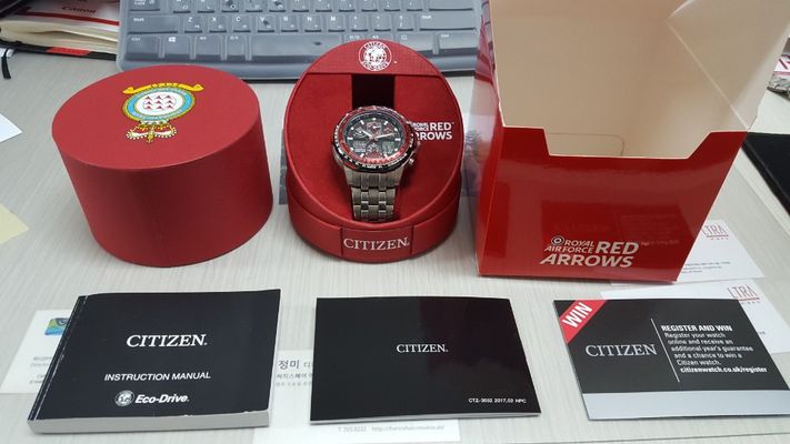 Citizen Radio Controlled Red Arrows Titanium Skyhawk A-T JY0110-55E - First  Class Watches™ USA