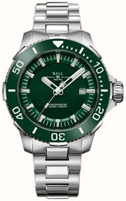 Ball Watch Company Lunetta e quadrante in ceramica verde Deepquest DM3002A-S4CJ-GR