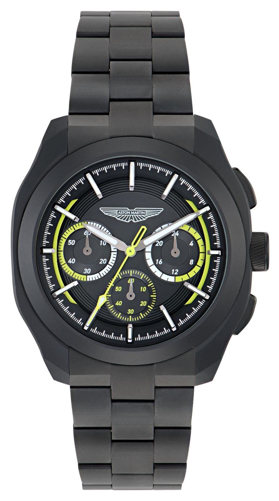 Aston Martin Thrill CRT Quartz Chronograph 42mm Black Dial Watch