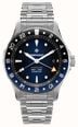Bremont Supermarine 300M GMT Limited Edition (40mm) 'Glacier' Blue Gradient Dial / Stainless Steel Bracelet SM40-GMT-SS-BLBK-B