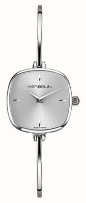Herbelin Fil 女士银色表盘不锈钢手链 17207B11