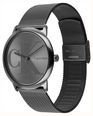 Calvin Klein Exceptional Quartz (37mm) Grey CK Dial / Grey PVD Stainless Steel Mesh Bracelet 25200606 - vista alternativa 3