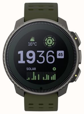 Suunto Вертикальные титановые часы для мультиспорта с солнечной батареей (49 мм) лес SS050859000
