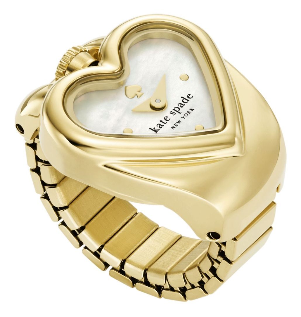 Kate Spade Bague coeur Monroe (15 mm) cadran nacre / montre