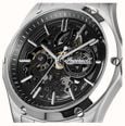 Ingersoll THE WHISTLE Automatic (43mm) Black Skeleton Dial / Stainless Steel Bracelet I18201 - vista alternativa 2