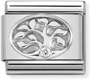 Nomination Classic Tree of Life Sterling Silver & Steel Charm 330311/10