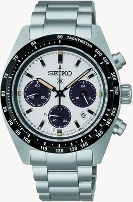 Seiko Prospex Speedtimer ‘Youngtimer’ Solar Chronograph (39mm) Monochrome Dial / Stainless Steel Bracelet SSC961P1