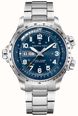 Hamilton Khaki Aviation X-Wind Day-Date Automatic (45mm) Blue Dial / Stainless Steel Bracelet H77765141