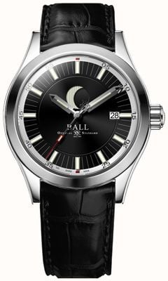 Ball Watch Company Ingenieur II Mondphasen-Datumsanzeige schwarzes Zifferblatt NM2282C-LLJ-BK