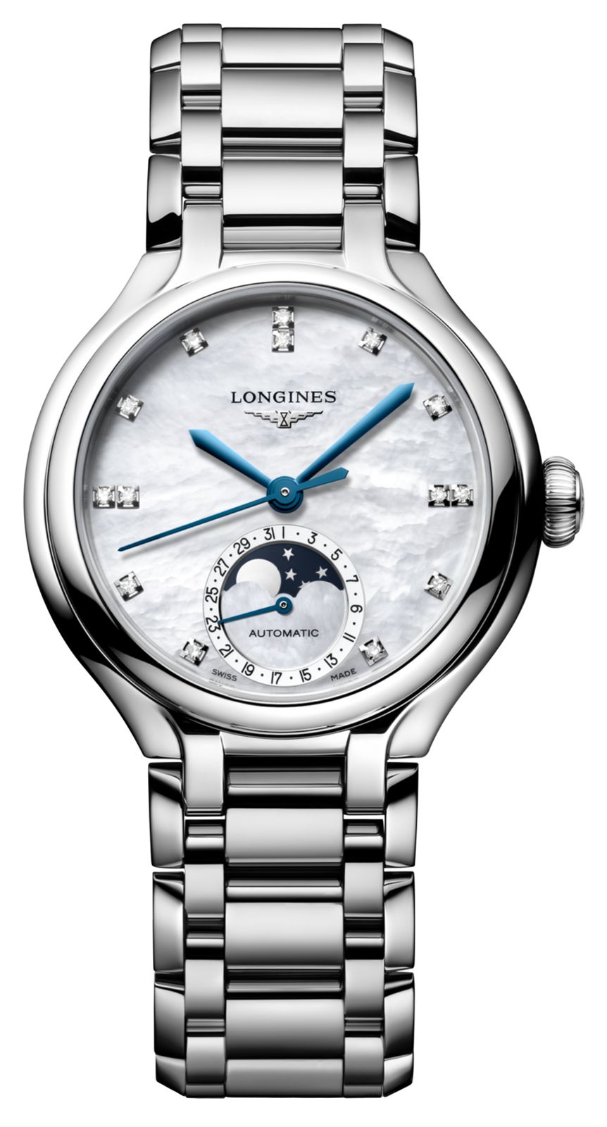 LONGINES Primaluna phase de lune automatique (34 mm) cadran montre