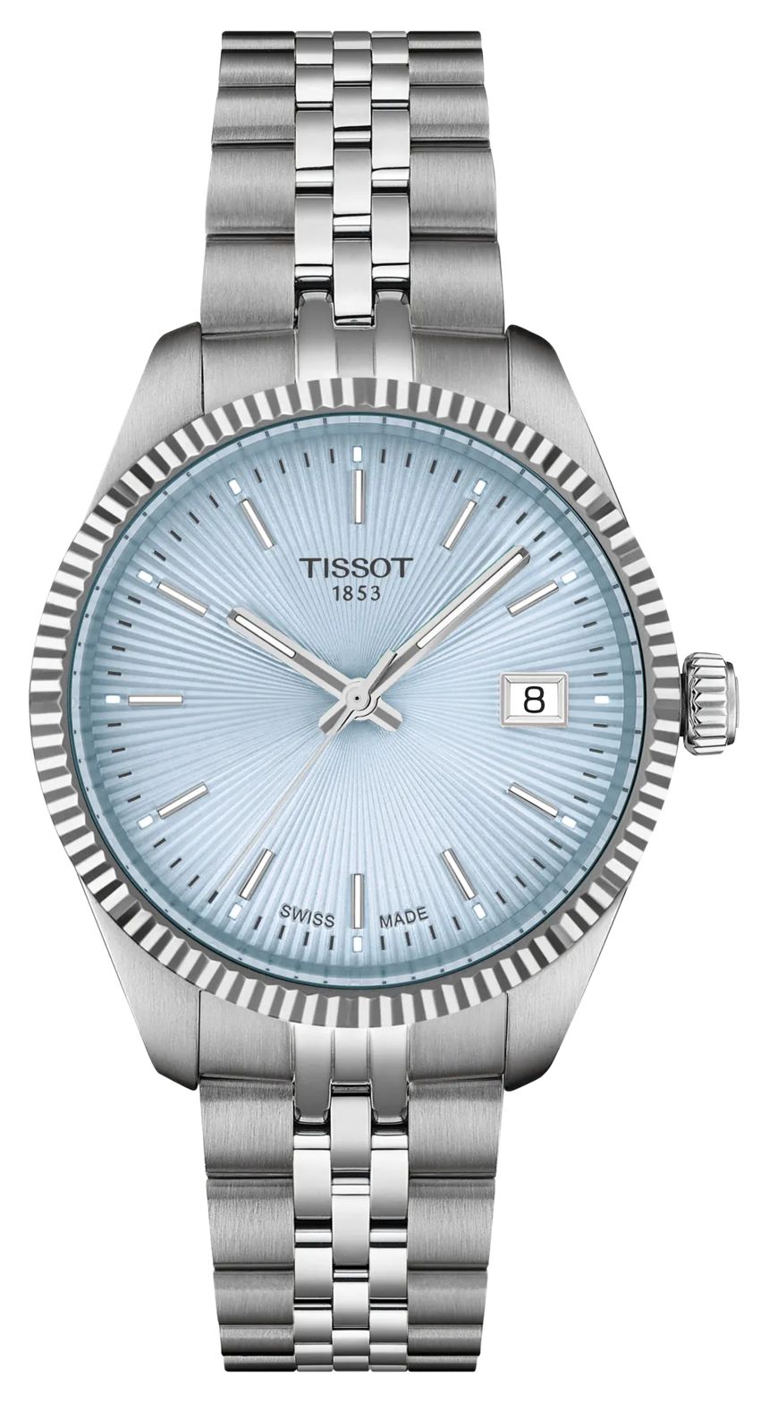 Tissot Ballade femme (34 mm) cadran bleu clair / bracelet en montre