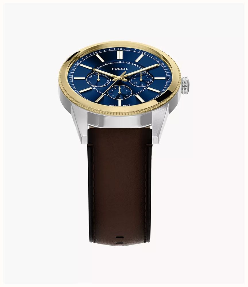 Fossil Pearson 42 mm Multifunction Brown Leather FS6195 - widok alternatywny 3