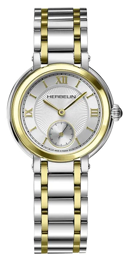 Galet Small-Seconds Quartz (31.5mm) Guilloch Watch - Herbelin - Modalova