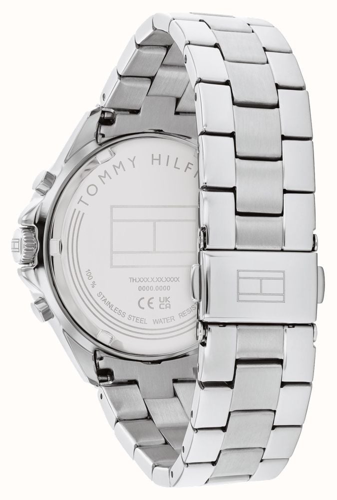 Tommy Hilfiger Women's Mellie (40mm) White Dial / Stainless Steel ...