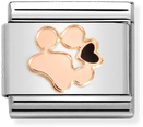 Nomination Classic Dog Paw Print Steel Charm 430202/18