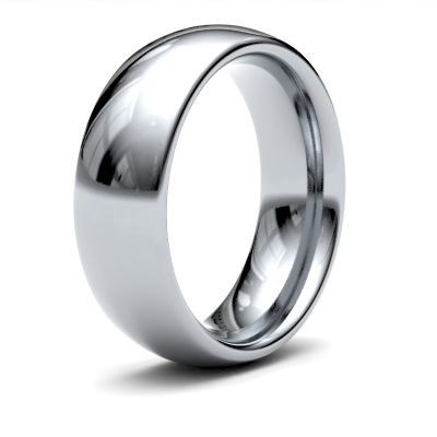 James Moore Wedding Ring | palladium | 7 mm | lourd | taille traditionnelle | ag_7lhc-pd AG_7LHC-PD