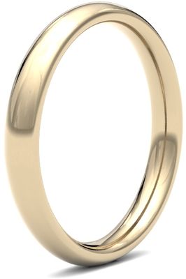 James Moore & Co | 9ct 黄金 | 2.5毫米 | 重 | 传统宫廷尺寸 | ag_2.5ghc-9y AG_2.5GHC-9Y