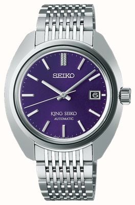 King Seiko ‘edo purple’ 6l 1969 reinterpretazione (39,4 mm) quadrante viola / acciaio inossidabile SJE111J1