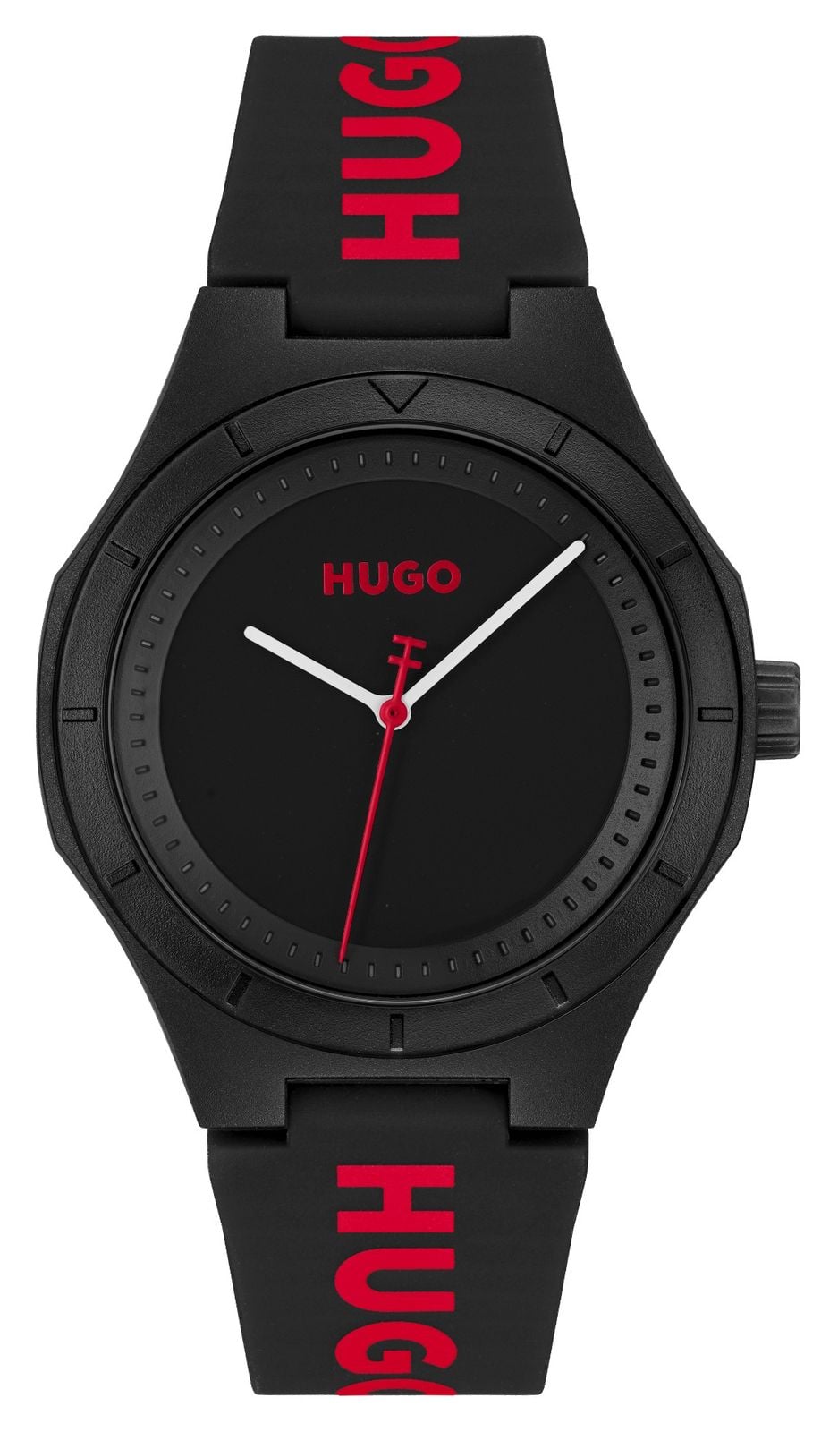 HUGO #lit (42 mm) pour homme, cadran noir / bracelet en montre