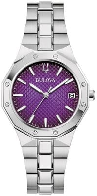 Bulova Prestige Quartz (32mm) Purple Ombre Dial / Stainless Steel Bracelet 96M168