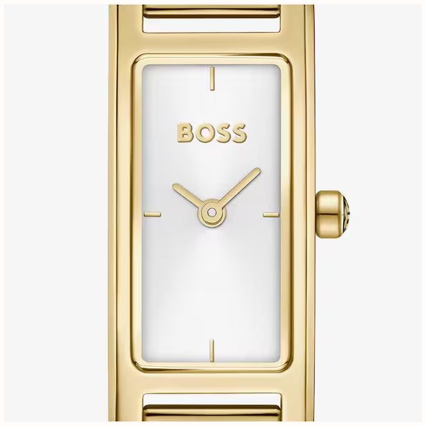 BOSS Lucy White Dial 15mm Ladies Gold Plated Watch 1502857 - vista alternativa 4