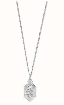 ChloBo MAN Curb Chain Om Necklace - 925 Sterling Silver SNCC2674M