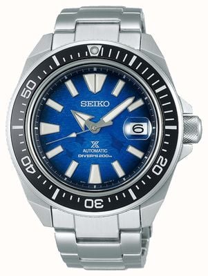 Seiko Os homens salvam o oceano | arraia manta | pulseira de aço inoxidável SRPE33K1