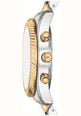 Michael Kors Michael Kors Lexington Women's White Dial Chronograph Two Tone Bracelet Watch MK7674 - alternate view 2