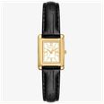 Michael Kors Women's Petite Essex Gold-Tone Crocodile Embossed Leather Strap MK7692