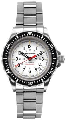 Marathon Arctic Edition GSAR Large Diver's Automatic (41mm) White Dial / Stainless Steel Bracelet WW194006SS-0513