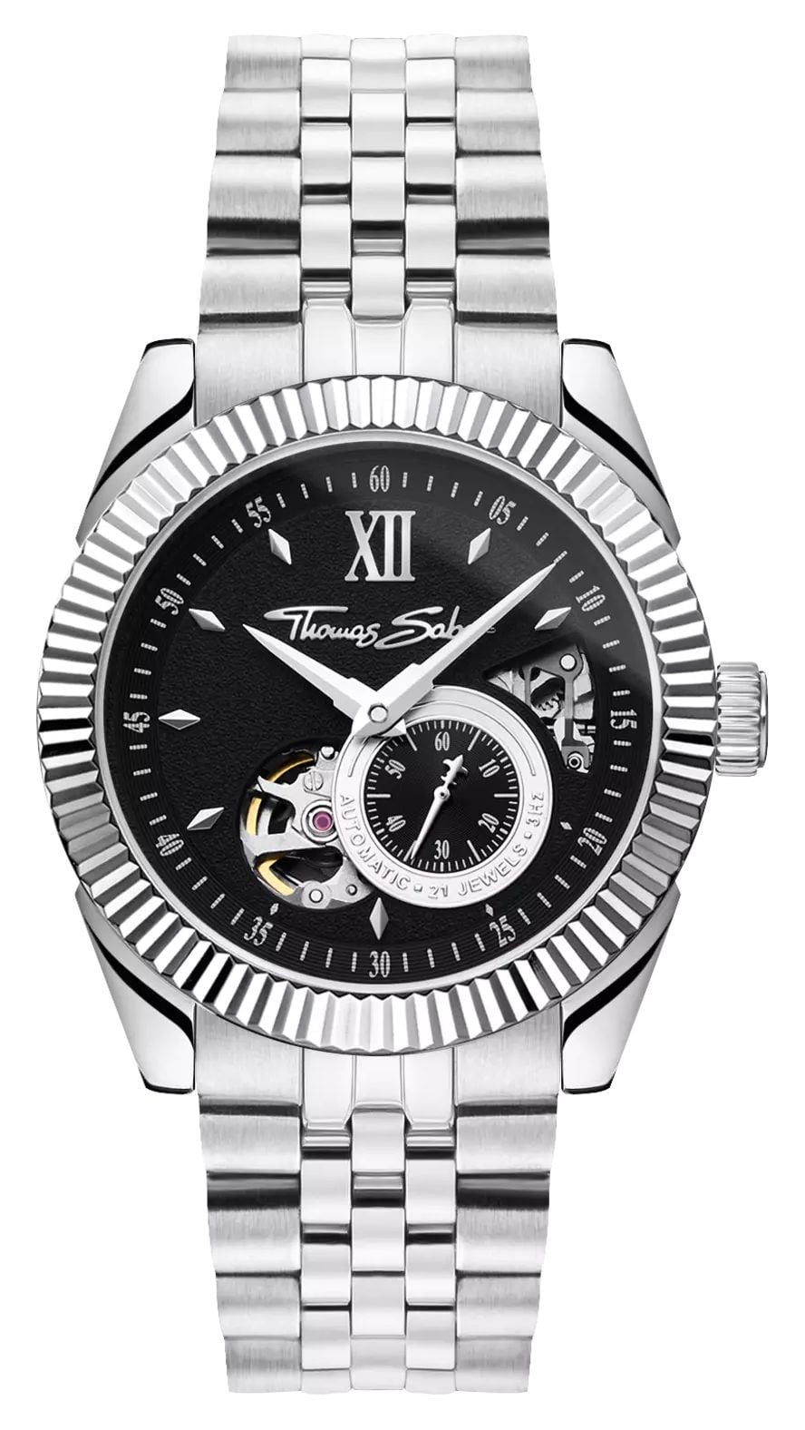 Thomas Sabo OpenHeart Automatic 41mm Black Dial  Watch